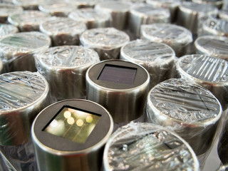 New LED flashlights to illuminate the tracks in the garden