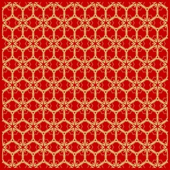 Design for square fashion print. For pocket, shawl, textile, bandanna. Geometric floral pattern. Vector illustration.