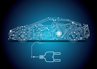 autonomous driving with a electric car