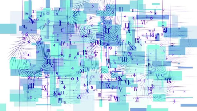 4k Abstract computer business square swirl number,alphabet matrix,finance market,information data,decryption encryption passwords,digital technology science,time space,computing info background.