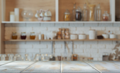 White kitchen countertop