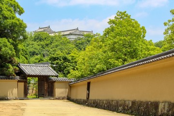 【日本】姫路、武家屋敷、日本庭園