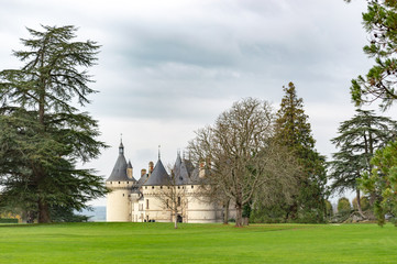 Fototapeta na wymiar Chaumont sur loire castle
