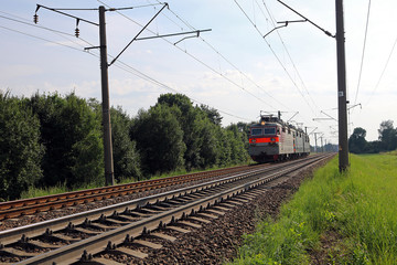 Obraz premium electric locomotive