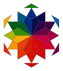 Geometric colorwheel