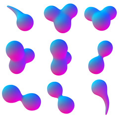 Vivid Liquid Design Elements