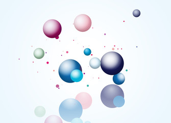 背景　図形　立体　球