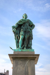 Fototapeta na wymiar Stockholm. Monument to Charles XIII