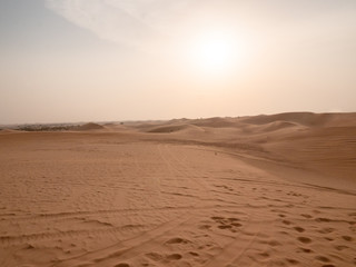 Empty Desert in Abu Dhabi