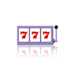 Slot reels icon vector illustration