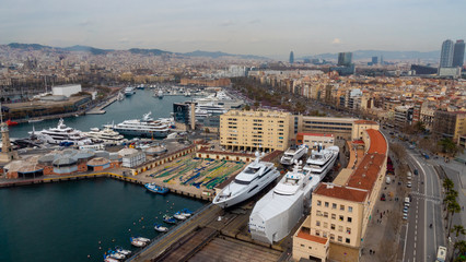Obraz premium The Port in Barcelona