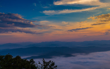 mist Si Nan National Park doi samer dao thailand