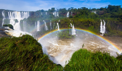 Fototapeta premium Iguazu Falls in Brazil