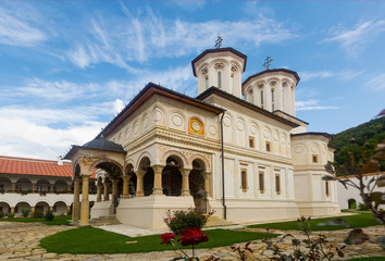 Fototapeta na wymiar Image of Monastery Horezu in Romania