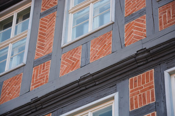 Naklejka premium Fachwerkzentrum, Quedlinburg, Welterbestadt, Sachsen-Anhalt, Deutschland