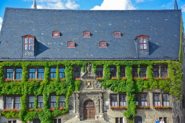 Rathaus, Quedlinburg, Welterbestadt, Sachsen-Anhalt, Deutschland