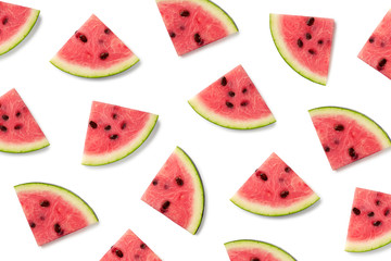 Fruit pattern of watermelon slices
