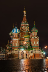 Fototapeta na wymiar St. Basil's Cathedral.Moscow.Russia. Red square, Kremlin 