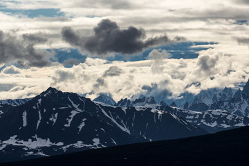 Fototapeta na wymiar Landscape view of Denali National Park in Alaska.