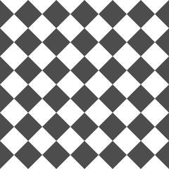 Chess board, seamless pattern. Vector illustration. black white