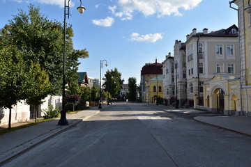 perspective european street