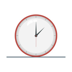 Clock face. Icon of the dial for a mechanical watch. Vector illustration.