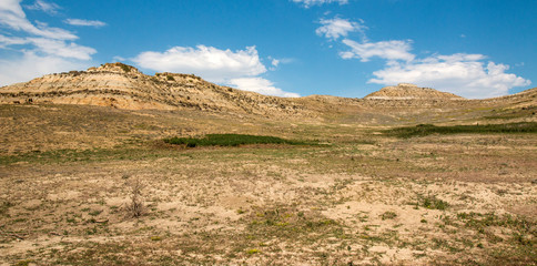 Landscape view of Theodore Roosevelt National Park (North Dakota).