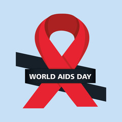 world aids day ribbon