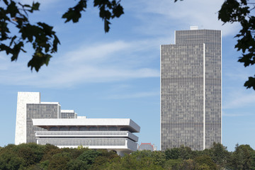 Empire State Plaza, the center of state government, Albany, New York.