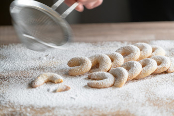 Making cookies - German Vanille Kipferl