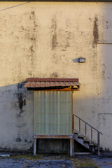 Entryway, Utica, New York, USA.