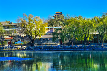 Prospect Hill Jingshan Park Beihai Lake Beijing China