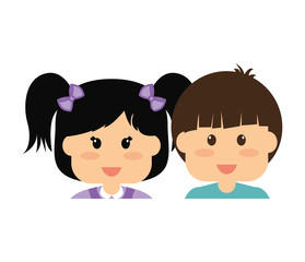 cute little kids couple