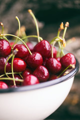 Cherry in a bowl