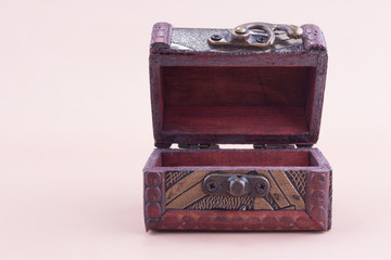 Wooden treasure chest