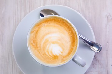 cup of cappuccino