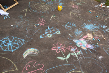 chalk drawings