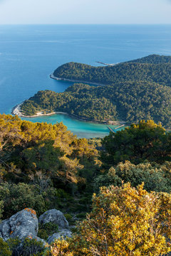 Wonderful image of beautiful island Mljet in Croatia