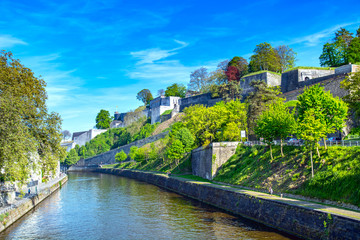 Namur, city in Belgium - obrazy, fototapety, plakaty