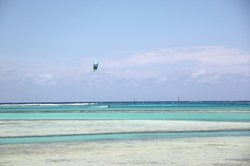 Kite sur le lagon