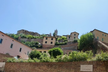 Fototapeta na wymiar Buildings in Siena, Italy