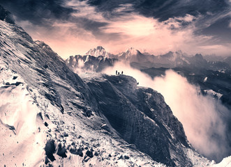 training of climbers on top