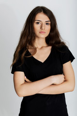 Obraz premium Angry teenage girl