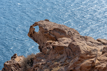 Akrotiri lighthouse - Santorini Cyclades island - Aegean sea - Greece