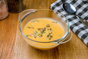 Soup cream of pumpkin