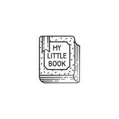 Cute line art book. Notepads and Diaries.