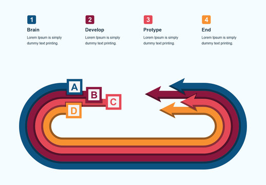 Timeline Infographic Layout