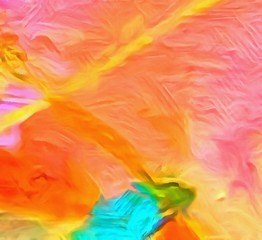 Abstraction painted in oil. Colorful texture background. Multicolored wallpaper graphic design. Pattern for creating artworks and prints.