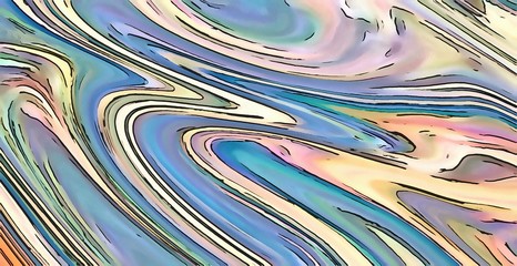 Watercolor marble art. Liquid paint swirls. Colorful texture background. Multicolored wallpaper graphic design. Pattern for creating artworks and prints.