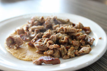 Taco de carne